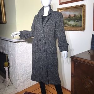 Collection Elegante Wool Tweed Full Winter Coat